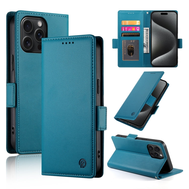 เคสโทรศัพท์หนังด้านแบบแม็กเนติกพร้อมหัวเข็มขัดข้าง สำหรับ iPhone 16 Pro, สำหรับ iPhone 16 Plus, สำหรับ iPhone 16, สำหรับ iPhone 15 Pro Max, สำหรับ iPhone 15 Pro, สำหรับ iPhone 15 Plus