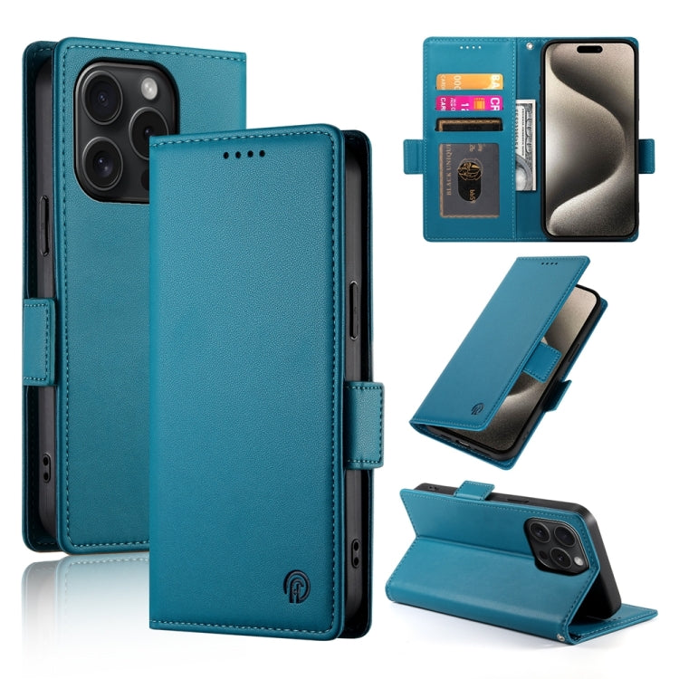 เคสโทรศัพท์หนังด้านแบบแม็กเนติกพร้อมหัวเข็มขัดข้าง สำหรับ iPhone 16 Pro, สำหรับ iPhone 16 Plus, สำหรับ iPhone 16, สำหรับ iPhone 15 Pro Max, สำหรับ iPhone 15 Pro, สำหรับ iPhone 15 Plus