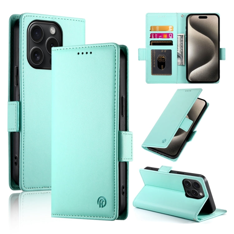 เคสโทรศัพท์หนังด้านแบบแม็กเนติกพร้อมหัวเข็มขัดข้าง สำหรับ iPhone 16 Pro, สำหรับ iPhone 16 Plus, สำหรับ iPhone 16, สำหรับ iPhone 15 Pro Max, สำหรับ iPhone 15 Pro, สำหรับ iPhone 15 Plus