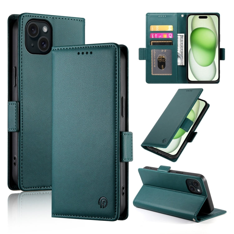 เคสโทรศัพท์หนังด้านแบบแม็กเนติกพร้อมหัวเข็มขัดข้าง สำหรับ iPhone 16 Pro, สำหรับ iPhone 16 Plus, สำหรับ iPhone 16, สำหรับ iPhone 15 Pro Max, สำหรับ iPhone 15 Pro, สำหรับ iPhone 15 Plus
