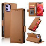 Side Buckle Magnetic Frosted Leather Phone Case, For iPhone 13 Pro Max, For iPhone 13 Pro, For iPhone 13, For iPhone 13 mini, For iPhone 12 / 12 Pro, For iPhone 12 Pro Max