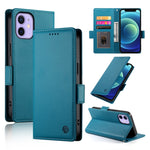 เคสโทรศัพท์หนังด้านแบบแม็กเนติกพร้อมหัวเข็มขัดข้าง สำหรับ iPhone 12 mini, สำหรับ iPhone 11 Pro Max, สำหรับ iPhone 11, สำหรับ iPhone 11 Pro, สำหรับ iPhone X / XS, สำหรับ iPhone XR