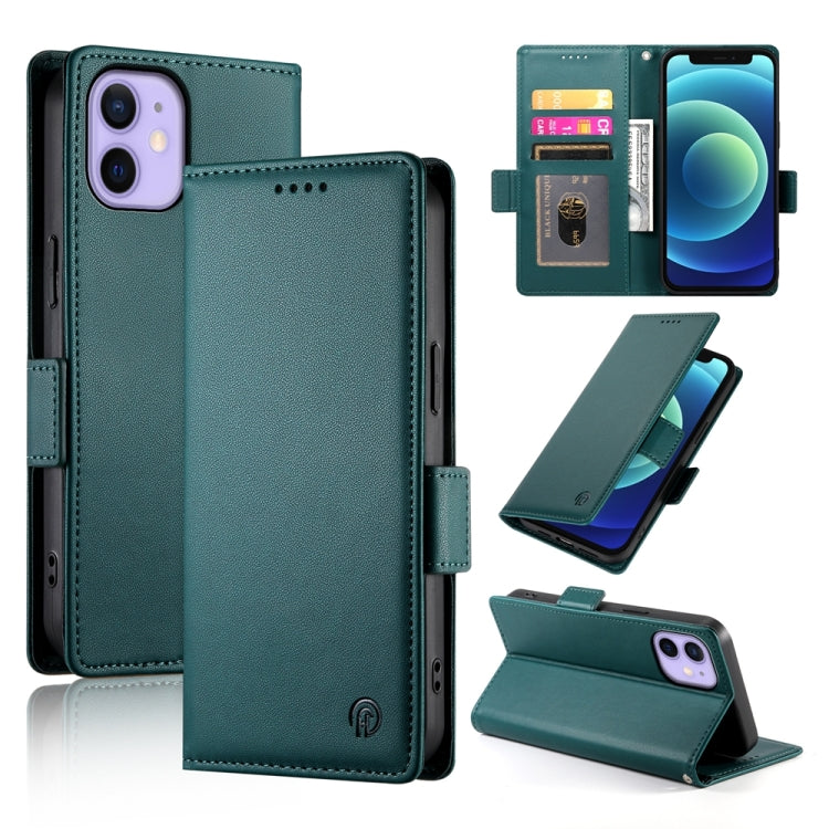 เคสโทรศัพท์หนังด้านแบบแม็กเนติกพร้อมหัวเข็มขัดข้าง สำหรับ iPhone 12 mini, สำหรับ iPhone 11 Pro Max, สำหรับ iPhone 11, สำหรับ iPhone 11 Pro, สำหรับ iPhone X / XS, สำหรับ iPhone XR