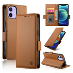 เคสโทรศัพท์หนังด้านแบบแม็กเนติกพร้อมหัวเข็มขัดข้าง สำหรับ iPhone 12 mini, สำหรับ iPhone 11 Pro Max, สำหรับ iPhone 11, สำหรับ iPhone 11 Pro, สำหรับ iPhone X / XS, สำหรับ iPhone XR