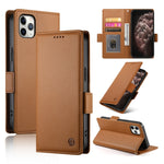 เคสโทรศัพท์หนังด้านแบบแม็กเนติกพร้อมหัวเข็มขัดข้าง สำหรับ iPhone 12 mini, สำหรับ iPhone 11 Pro Max, สำหรับ iPhone 11, สำหรับ iPhone 11 Pro, สำหรับ iPhone X / XS, สำหรับ iPhone XR