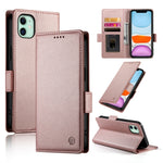 เคสโทรศัพท์หนังด้านแบบแม็กเนติกพร้อมหัวเข็มขัดข้าง สำหรับ iPhone 12 mini, สำหรับ iPhone 11 Pro Max, สำหรับ iPhone 11, สำหรับ iPhone 11 Pro, สำหรับ iPhone X / XS, สำหรับ iPhone XR