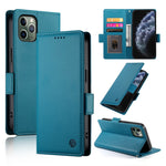 เคสโทรศัพท์หนังด้านแบบแม็กเนติกพร้อมหัวเข็มขัดข้าง สำหรับ iPhone 12 mini, สำหรับ iPhone 11 Pro Max, สำหรับ iPhone 11, สำหรับ iPhone 11 Pro, สำหรับ iPhone X / XS, สำหรับ iPhone XR