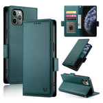 เคสโทรศัพท์หนังด้านแบบแม็กเนติกพร้อมหัวเข็มขัดข้าง สำหรับ iPhone 12 mini, สำหรับ iPhone 11 Pro Max, สำหรับ iPhone 11, สำหรับ iPhone 11 Pro, สำหรับ iPhone X / XS, สำหรับ iPhone XR