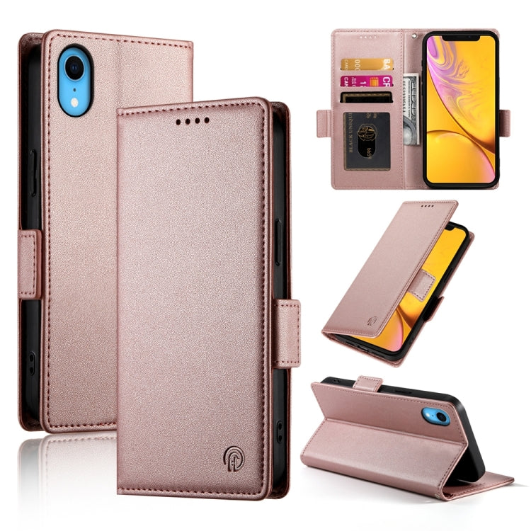 เคสโทรศัพท์หนังด้านแบบแม็กเนติกพร้อมหัวเข็มขัดข้าง สำหรับ iPhone 12 mini, สำหรับ iPhone 11 Pro Max, สำหรับ iPhone 11, สำหรับ iPhone 11 Pro, สำหรับ iPhone X / XS, สำหรับ iPhone XR