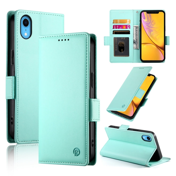 เคสโทรศัพท์หนังด้านแบบแม็กเนติกพร้อมหัวเข็มขัดข้าง สำหรับ iPhone 12 mini, สำหรับ iPhone 11 Pro Max, สำหรับ iPhone 11, สำหรับ iPhone 11 Pro, สำหรับ iPhone X / XS, สำหรับ iPhone XR