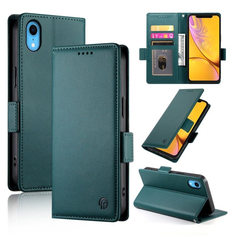 เคสโทรศัพท์หนังด้านแบบแม็กเนติกพร้อมหัวเข็มขัดข้าง สำหรับ iPhone 12 mini, สำหรับ iPhone 11 Pro Max, สำหรับ iPhone 11, สำหรับ iPhone 11 Pro, สำหรับ iPhone X / XS, สำหรับ iPhone XR