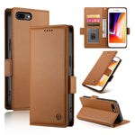 เคสโทรศัพท์หนังด้านแม่เหล็กพร้อมหัวเข็มขัดข้าง สำหรับ iPhone XS Max, สำหรับ iPhone 8 Plus / 7 Plus
