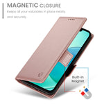 เคสโทรศัพท์หนังด้านแบบแม็กเนติกพร้อมหัวเข็มขัดข้าง สำหรับ iPhone 17e / 16e, สำหรับ iPhone 17 Pro Max, สำหรับ iPhone 17 Pro, สำหรับ iPhone 17, สำหรับ iPhone Air, สำหรับ iPhone 16 Pro Max