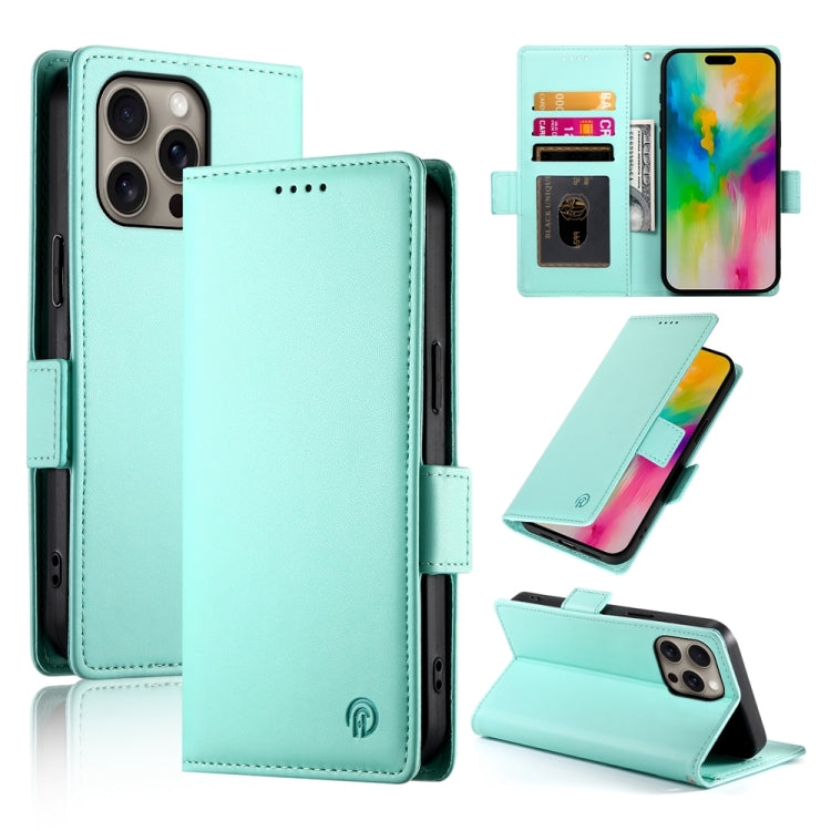 เคสโทรศัพท์หนังด้านแบบแม็กเนติกพร้อมหัวเข็มขัดข้าง สำหรับ iPhone 17e / 16e, สำหรับ iPhone 17 Pro Max, สำหรับ iPhone 17 Pro, สำหรับ iPhone 17, สำหรับ iPhone Air, สำหรับ iPhone 16 Pro Max