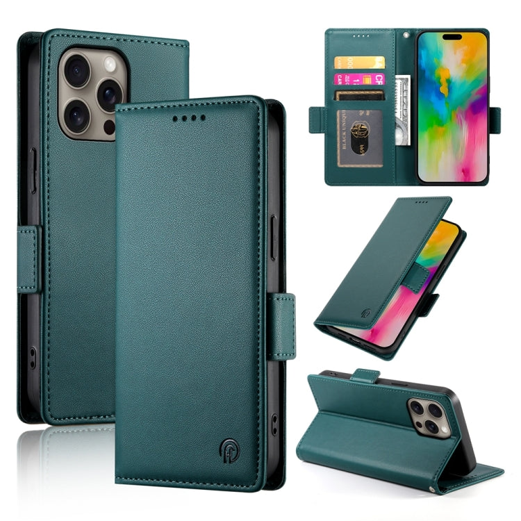 เคสโทรศัพท์หนังด้านแบบแม็กเนติกพร้อมหัวเข็มขัดข้าง สำหรับ iPhone 17e / 16e, สำหรับ iPhone 17 Pro Max, สำหรับ iPhone 17 Pro, สำหรับ iPhone 17, สำหรับ iPhone Air, สำหรับ iPhone 16 Pro Max