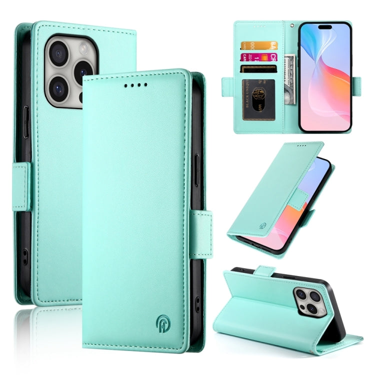 เคสโทรศัพท์หนังด้านแบบแม็กเนติกพร้อมหัวเข็มขัดข้าง สำหรับ iPhone 16 Pro, สำหรับ iPhone 16 Plus, สำหรับ iPhone 16, สำหรับ iPhone 15 Pro Max, สำหรับ iPhone 15 Pro, สำหรับ iPhone 15 Plus
