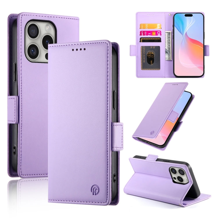 เคสโทรศัพท์หนังด้านแบบแม็กเนติกพร้อมหัวเข็มขัดข้าง สำหรับ iPhone 16 Pro, สำหรับ iPhone 16 Plus, สำหรับ iPhone 16, สำหรับ iPhone 15 Pro Max, สำหรับ iPhone 15 Pro, สำหรับ iPhone 15 Plus