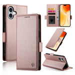 เคสโทรศัพท์หนังด้านแบบแม็กเนติกพร้อมหัวเข็มขัดข้าง สำหรับ iPhone 16 Pro, สำหรับ iPhone 16 Plus, สำหรับ iPhone 16, สำหรับ iPhone 15 Pro Max, สำหรับ iPhone 15 Pro, สำหรับ iPhone 15 Plus