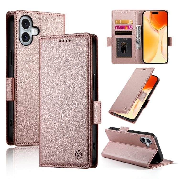 เคสโทรศัพท์หนังด้านแบบแม็กเนติกพร้อมหัวเข็มขัดข้าง สำหรับ iPhone 16 Pro, สำหรับ iPhone 16 Plus, สำหรับ iPhone 16, สำหรับ iPhone 15 Pro Max, สำหรับ iPhone 15 Pro, สำหรับ iPhone 15 Plus