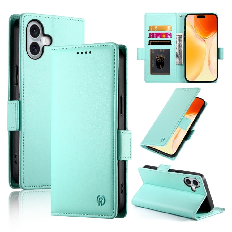 เคสโทรศัพท์หนังด้านแบบแม็กเนติกพร้อมหัวเข็มขัดข้าง สำหรับ iPhone 16 Pro, สำหรับ iPhone 16 Plus, สำหรับ iPhone 16, สำหรับ iPhone 15 Pro Max, สำหรับ iPhone 15 Pro, สำหรับ iPhone 15 Plus