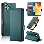 เคสโทรศัพท์หนังด้านแบบแม็กเนติกพร้อมหัวเข็มขัดข้าง สำหรับ iPhone 16 Pro, สำหรับ iPhone 16 Plus, สำหรับ iPhone 16, สำหรับ iPhone 15 Pro Max, สำหรับ iPhone 15 Pro, สำหรับ iPhone 15 Plus