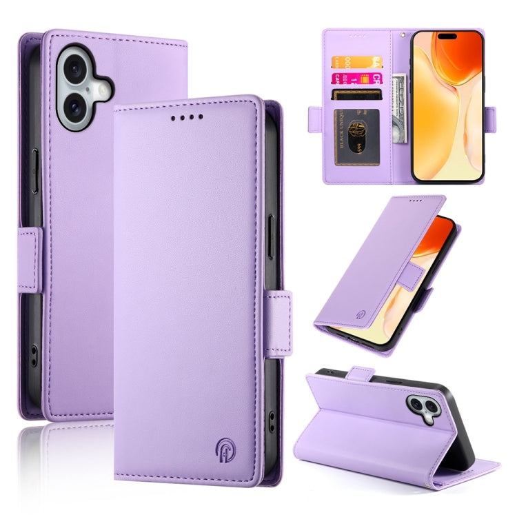 เคสโทรศัพท์หนังด้านแบบแม็กเนติกพร้อมหัวเข็มขัดข้าง สำหรับ iPhone 16 Pro, สำหรับ iPhone 16 Plus, สำหรับ iPhone 16, สำหรับ iPhone 15 Pro Max, สำหรับ iPhone 15 Pro, สำหรับ iPhone 15 Plus