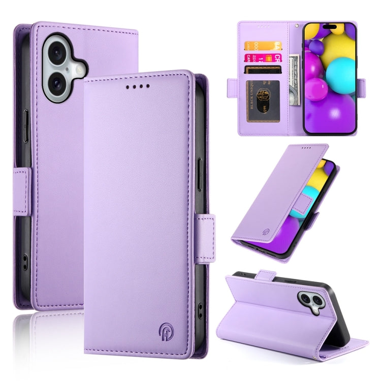 เคสโทรศัพท์หนังด้านแบบแม็กเนติกพร้อมหัวเข็มขัดข้าง สำหรับ iPhone 16 Pro, สำหรับ iPhone 16 Plus, สำหรับ iPhone 16, สำหรับ iPhone 15 Pro Max, สำหรับ iPhone 15 Pro, สำหรับ iPhone 15 Plus