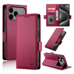 เคสโทรศัพท์หนังด้านแบบแม็กเนติกพร้อมหัวเข็มขัดข้าง สำหรับ iPhone 17e / 16e, สำหรับ iPhone 17 Pro Max, สำหรับ iPhone 17 Pro, สำหรับ iPhone 17, สำหรับ iPhone Air, สำหรับ iPhone 16 Pro Max