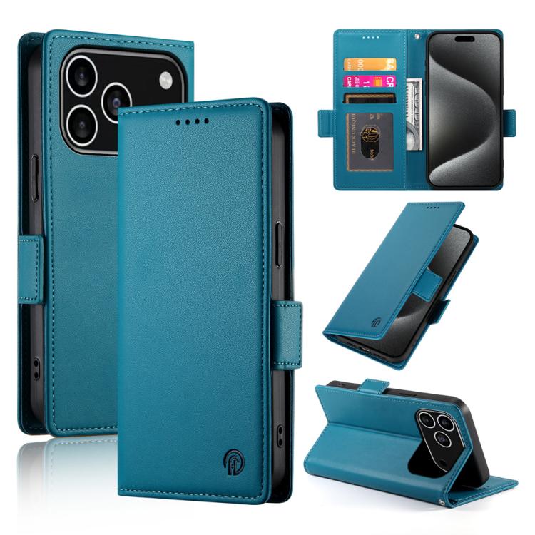 เคสโทรศัพท์หนังด้านแบบแม็กเนติกพร้อมหัวเข็มขัดข้าง สำหรับ iPhone 17e / 16e, สำหรับ iPhone 17 Pro Max, สำหรับ iPhone 17 Pro, สำหรับ iPhone 17, สำหรับ iPhone Air, สำหรับ iPhone 16 Pro Max