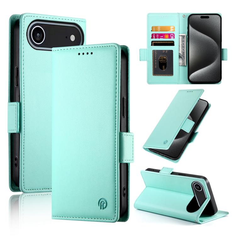 เคสโทรศัพท์หนังด้านแบบแม็กเนติกพร้อมหัวเข็มขัดข้าง สำหรับ iPhone 17e / 16e, สำหรับ iPhone 17 Pro Max, สำหรับ iPhone 17 Pro, สำหรับ iPhone 17, สำหรับ iPhone Air, สำหรับ iPhone 16 Pro Max