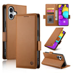 เคสโทรศัพท์หนังด้านแบบแม็กเนติกพร้อมหัวเข็มขัดข้าง สำหรับ iPhone 17e / 16e, สำหรับ iPhone 17 Pro Max, สำหรับ iPhone 17 Pro, สำหรับ iPhone 17, สำหรับ iPhone Air, สำหรับ iPhone 16 Pro Max