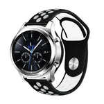 สายซิลิโคนสองสีสำหรับเปลี่ยนสาย Samsung Gear S4 Active ขนาด 22 มม.