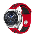 สายซิลิโคนสองสีสำหรับเปลี่ยนสาย Samsung Gear S4 Active ขนาด 22 มม.