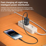 ที่ชาร์จ Yesido YC69 30W USB + USB-C คู่ / Type-C พร้อมหน้าจอดิจิทัล, สเปค: ปลั๊ก EU, YC69