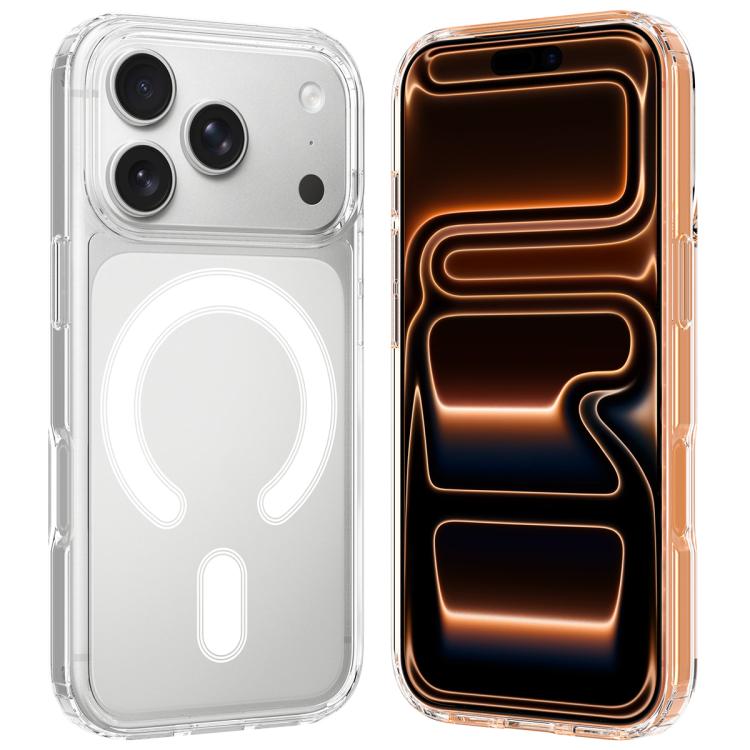 เคสโทรศัพท์อะคริลิก TPU ใสแบบแม็กเนติก MagSafe พร้อมช่องกล้องขนาดใหญ่ สำหรับ iPhone 17 Pro Max, สำหรับ iPhone 17 Pro, สำหรับ iPhone 17, สำหรับ iPhone Air, สำหรับ iPhone 16 Pro Max, สำหรับ iPhone 16 Pro, สำหรับ iPhone 16 Plus, สำหรับ iPhone 16