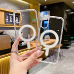 เคสโทรศัพท์อะคริลิก TPU ใสแบบแม็กเนติก MagSafe พร้อมช่องกล้องขนาดใหญ่ สำหรับ iPhone 17 Pro Max, สำหรับ iPhone 17 Pro, สำหรับ iPhone 17, สำหรับ iPhone Air, สำหรับ iPhone 16 Pro Max, สำหรับ iPhone 16 Pro, สำหรับ iPhone 16 Plus, สำหรับ iPhone 16