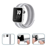 สายไนลอนแบบห่วง สำหรับ Apple Watch Series 8&7 41mm / SE 2&6&SE&5&4 40mm / 3&2&1 38mm, สำหรับ Apple Watch Ultra 49mm / Series 8&7 45mm / SE 2&6&SE&5&4 44mm / 3&2&1 42mm, สำหรับ Apple Watch Series 7 45mm / 6 & SE & 5 & 4 44mm / 3 & 2 & 1 42mm