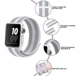 สายไนลอนแบบห่วง สำหรับ Apple Watch Series 8&7 41mm / SE 2&6&SE&5&4 40mm / 3&2&1 38mm, สำหรับ Apple Watch Ultra 49mm / Series 8&7 45mm / SE 2&6&SE&5&4 44mm / 3&2&1 42mm, สำหรับ Apple Watch Series 7 45mm / 6 & SE & 5 & 4 44mm / 3 & 2 & 1 42mm