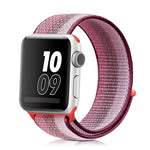 สายไนลอนแบบห่วง สำหรับ Apple Watch Series 8&7 41mm / SE 2&6&SE&5&4 40mm / 3&2&1 38mm, สำหรับ Apple Watch Ultra 49mm / Series 8&7 45mm / SE 2&6&SE&5&4 44mm / 3&2&1 42mm, สำหรับ Apple Watch Series 7 45mm / 6 & SE & 5 & 4 44mm / 3 & 2 & 1 42mm