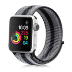 สายไนลอนแบบห่วง สำหรับ Apple Watch Series 8&7 41mm / SE 2&6&SE&5&4 40mm / 3&2&1 38mm, สำหรับ Apple Watch Ultra 49mm / Series 8&7 45mm / SE 2&6&SE&5&4 44mm / 3&2&1 42mm, สำหรับ Apple Watch Series 7 45mm / 6 & SE & 5 & 4 44mm / 3 & 2 & 1 42mm
