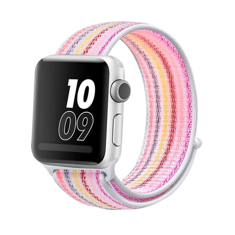 สายไนลอนแบบห่วง สำหรับ Apple Watch Series 8&7 41mm / SE 2&6&SE&5&4 40mm / 3&2&1 38mm, สำหรับ Apple Watch Ultra 49mm / Series 8&7 45mm / SE 2&6&SE&5&4 44mm / 3&2&1 42mm, สำหรับ Apple Watch Series 7 45mm / 6 & SE & 5 & 4 44mm / 3 & 2 & 1 42mm