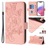 เคสโทรศัพท์หนังกันขโมย RFID ปั๊มลายกุหลาบ สำหรับ iPhone 17 Pro Max, สำหรับ iPhone 17 Pro, สำหรับ iPhone 17, สำหรับ iPhone Air, สำหรับ iPhone SE 2024, สำหรับ iPhone 16 Pro Max, สำหรับ iPhone 16 Pro, สำหรับ iPhone 16 Plus