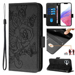 เคสโทรศัพท์หนังกันขโมย RFID ปั๊มลายกุหลาบ สำหรับ iPhone 17 Pro Max, สำหรับ iPhone 17 Pro, สำหรับ iPhone 17, สำหรับ iPhone Air, สำหรับ iPhone SE 2024, สำหรับ iPhone 16 Pro Max, สำหรับ iPhone 16 Pro, สำหรับ iPhone 16 Plus