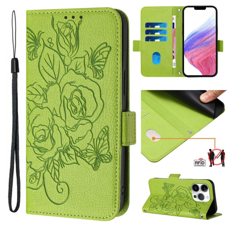 เคสโทรศัพท์หนังกันขโมย RFID ปั๊มลายกุหลาบ สำหรับ iPhone 17 Pro Max, สำหรับ iPhone 17 Pro, สำหรับ iPhone 17, สำหรับ iPhone Air, สำหรับ iPhone SE 2024, สำหรับ iPhone 16 Pro Max, สำหรับ iPhone 16 Pro, สำหรับ iPhone 16 Plus