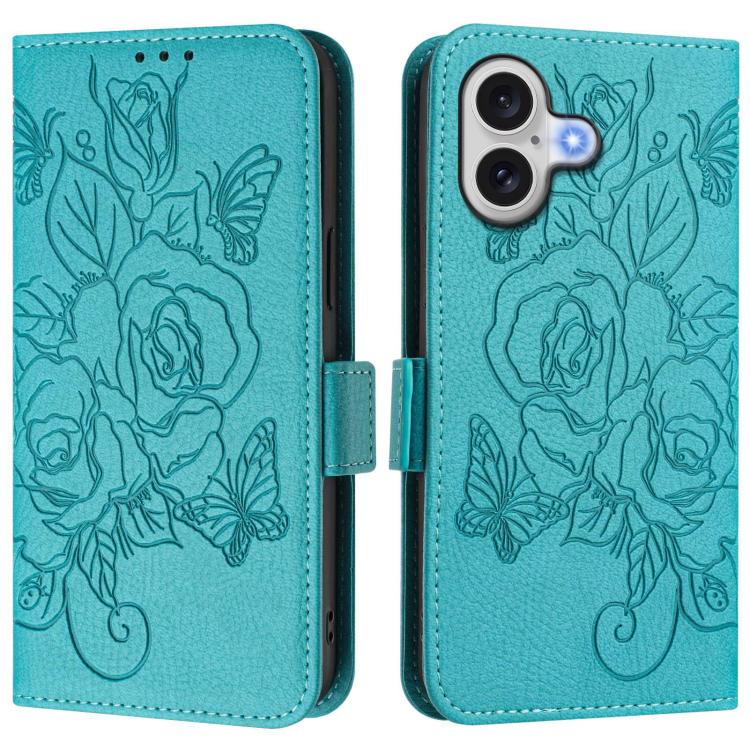 เคสโทรศัพท์หนังกันขโมย RFID ปั๊มลายกุหลาบ สำหรับ iPhone 17 Pro Max, สำหรับ iPhone 17 Pro, สำหรับ iPhone 17, สำหรับ iPhone Air, สำหรับ iPhone SE 2024, สำหรับ iPhone 16 Pro Max, สำหรับ iPhone 16 Pro, สำหรับ iPhone 16 Plus