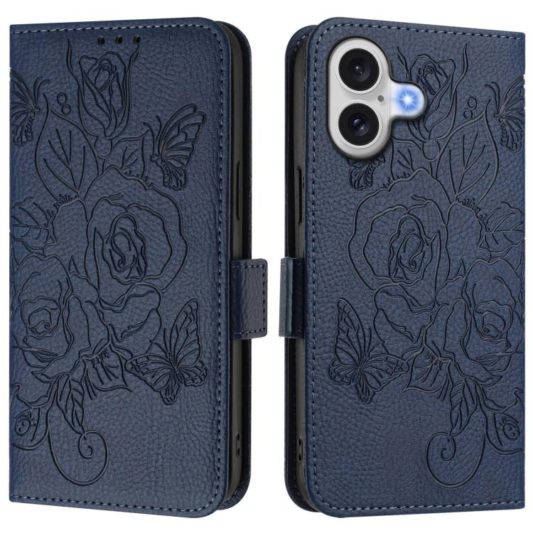เคสโทรศัพท์หนังกันขโมย RFID ปั๊มลายกุหลาบ สำหรับ iPhone 17 Pro Max, สำหรับ iPhone 17 Pro, สำหรับ iPhone 17, สำหรับ iPhone Air, สำหรับ iPhone SE 2024, สำหรับ iPhone 16 Pro Max, สำหรับ iPhone 16 Pro, สำหรับ iPhone 16 Plus