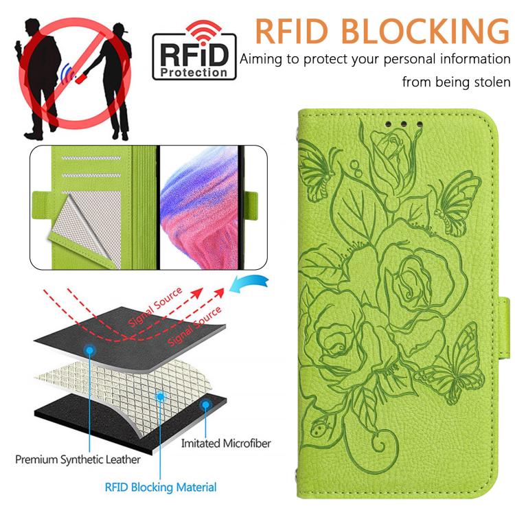 เคสโทรศัพท์หนังกันขโมย RFID ปั๊มลายกุหลาบ สำหรับ iPhone 17 Pro Max, สำหรับ iPhone 17 Pro, สำหรับ iPhone 17, สำหรับ iPhone Air, สำหรับ iPhone SE 2024, สำหรับ iPhone 16 Pro Max, สำหรับ iPhone 16 Pro, สำหรับ iPhone 16 Plus