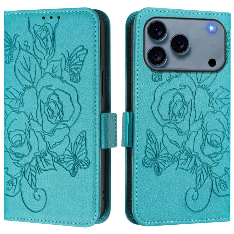 เคสโทรศัพท์หนังกันขโมย RFID ปั๊มลายกุหลาบ สำหรับ iPhone 17 Pro Max, สำหรับ iPhone 17 Pro, สำหรับ iPhone 17, สำหรับ iPhone Air, สำหรับ iPhone SE 2024, สำหรับ iPhone 16 Pro Max, สำหรับ iPhone 16 Pro, สำหรับ iPhone 16 Plus
