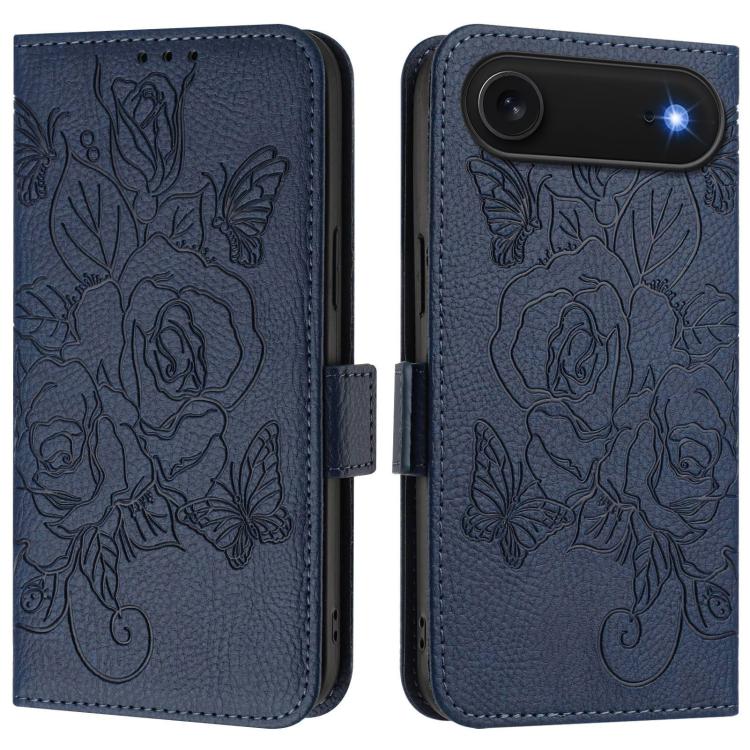 เคสโทรศัพท์หนังกันขโมย RFID ปั๊มลายกุหลาบ สำหรับ iPhone 17 Pro Max, สำหรับ iPhone 17 Pro, สำหรับ iPhone 17, สำหรับ iPhone Air, สำหรับ iPhone SE 2024, สำหรับ iPhone 16 Pro Max, สำหรับ iPhone 16 Pro, สำหรับ iPhone 16 Plus