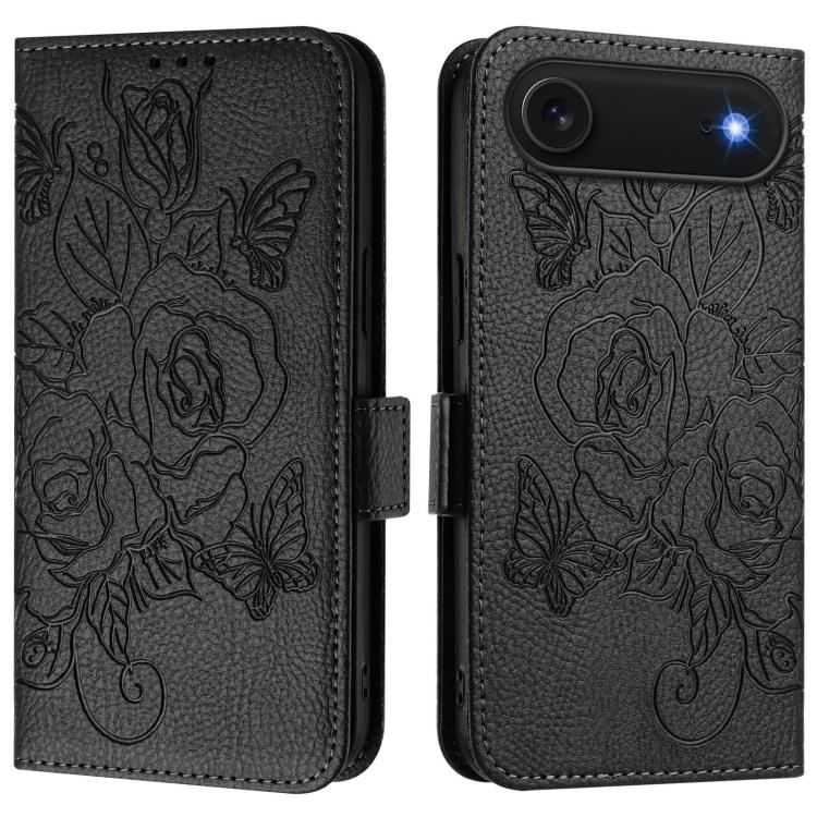 เคสโทรศัพท์หนังกันขโมย RFID ปั๊มลายกุหลาบ สำหรับ iPhone 17 Pro Max, สำหรับ iPhone 17 Pro, สำหรับ iPhone 17, สำหรับ iPhone Air, สำหรับ iPhone SE 2024, สำหรับ iPhone 16 Pro Max, สำหรับ iPhone 16 Pro, สำหรับ iPhone 16 Plus